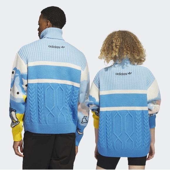 Adidas Unisex Turtleneck Sweater | M - Picture 4 of 8